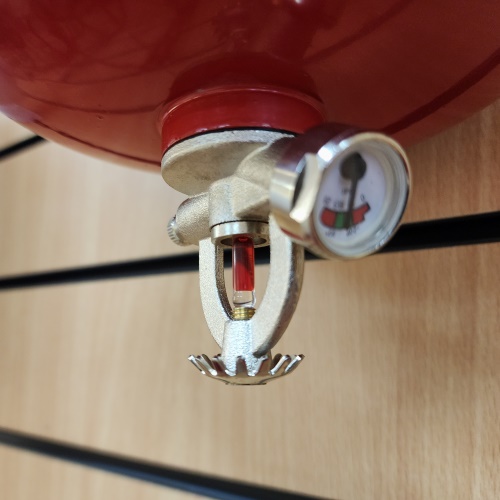 Модуль порошкового пожаротушения МПП 2,5 с термочувств. колб, t срабатывания 68°С  Ярпожинвест